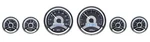 Dakota Digital Universal Round Analog Gauge Instrument System Kit VHX-1060-K-W. Fixed Price $1021.25.