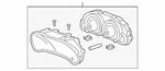 Genuine Acura Combination Meter 78100-TL2-A02. Fixed Price $1121.03.