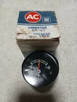 1965 To 1967 Corvette Ammeter Gauge Amp. Fixed Price $15.00.