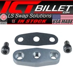 Ict Billet GT45 Turbo Oil Supply Feed Flange 1/8"NPT Inlet. Fixed Price $18.99.
