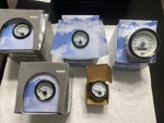Chevrolet Olds Aurora Instruments Sae Classic 5 Gauge Set - White, Black. Fixed Price $319.20.