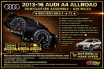 2013-16 Audi A4 Allroad Oem Cluster Assembly 63K Miles 8K0-920-983-F F3. Fixed Price $129.99.