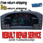 1998 Repair Service Cadillac Deville Speedometer Instrument Gauge Cluster. Fixed Price $100.00.