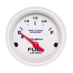 Autometer 200760 2-1/16" White 240 Ohm 33 Fuel Level Gauge. Fixed Price $80.28.