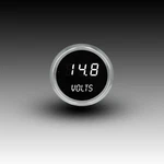 Intellitronix White Led Voltmeter Gauge - Black Faceplate With Chrome Bezel. Fixed Price $92.97.