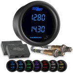 Glowshift Digital Dual Wideband Air/fuel Gauge Kit W/ O2 Sensor, Black 7 Color. Fixed Price $399.99.