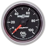 Autometer 3621 Gauge Oil Pressure 1/16" 100PSI Mechanical Sport-comp Ii. Fixed Price $118.22.