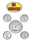 Instruments CW00SLF -classic White 5 Gauge Kit 3-3/8" SPEEDO/2-1/8" -slf. Fixed Price $649.95.