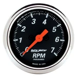 Auto Designer Black Series 2-1/16" In-dash Tachometer Gauge, 0-7,000 Rpm. Fixed Price $218.60.