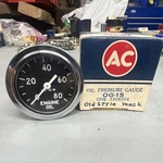 Ac Spark Plug Mechanical Oil Pressure Gage OG15 Nos. Gauge Vintage 1970 Era. Fixed Price $25.00.
