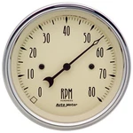 Autometer 1890 Antique Beige 3-3/8" Tachometer 0-80 Mph (in-dash). Fixed Price $162.99.