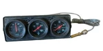 Nos Black Triple Assembly Amp, Water Temp, Oil Pressure Gauges W/ Sender. Fixed Price $34.99.