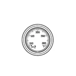 A2254076116 Engine Oil Temperature Gauge 41.30 Mm Length For Freightliner. Fixed Price $182.55.