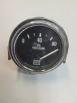 Vintage Stewart Warner Lbs Oil Pressure Gauge Large Logo Brass Case 0-80 Psi. Fixed Price $31.99.