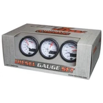 Maxtow 52MM White Double Vision Diesel Gauges - 60 Boost, 1500 Pyrometer & Trans. Fixed Price $329.99.
