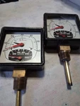 Vintage Marshalltown Pressure & Temperature Gauge Pounds Degrees Usa PLUMBING*X1. Fixed Price $29.99.