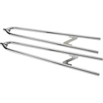 Classic 32 Inch Rear Radius Rods, Chrome Steel. Fixed Price $216.99.