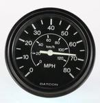 New 118144 Datcon Speedometer 0-80 Mph 12V. Fixed Price $80.00.