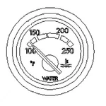 A22-38893-000 Water Temperature Gauge Electronic For Freightliner. Fixed Price $141.41.