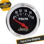 Auto 880242 Air-core 2-1/16" Voltmeter Gauge, 8-18V. Fixed Price $95.72.