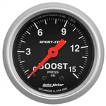 Auto Meter (3302) Sport Comp 2-1/16" 0-15 Psi Mechanical Boost Gauge. Fixed Price $100.86.