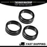 Piece Of 3 Ac Radio Switch Knob Cover Fit For Jeep Wrangler Jlu 2018-2022. Fixed Price $20.99.